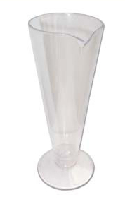 URINE TEST PLASTIC CONICAL JAR 175ML